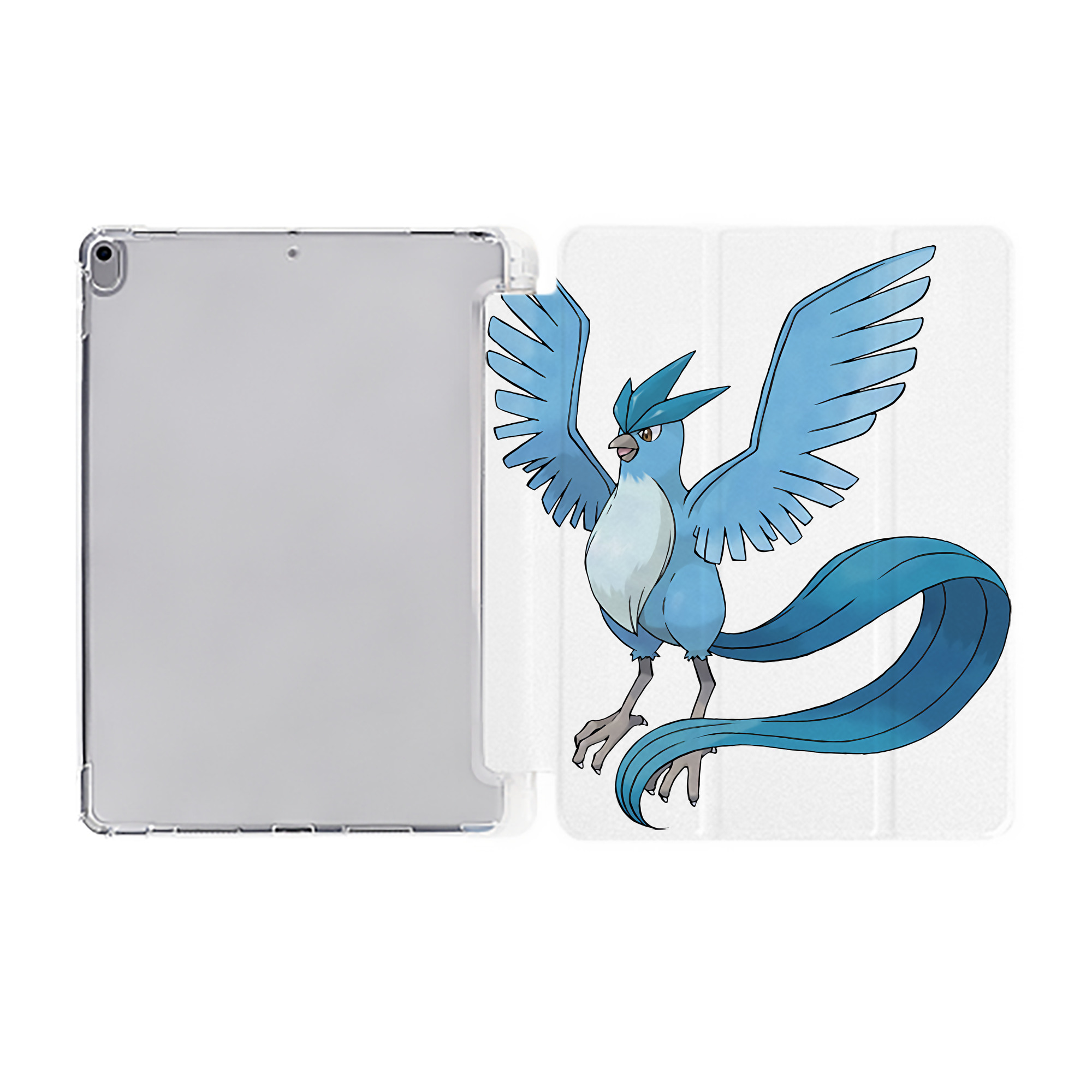 （画像用） ポケットモンスター Pokémon IPad ケース ペン収納付き 三つ折りスタンド PUレザー×シリコン 対応機種9.5/10.5/10.9インチ